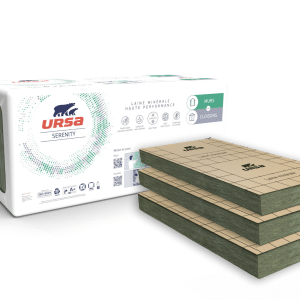 10 URSA SERENITY 38 kraft glass wool panels, thickness 75 mm, 1.35 x 0.6 m, R=2